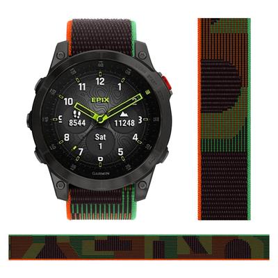Нейлоновый ремешок с застежкой-липучкой 22 мм 26 мм для часов Garmin Epix Gen2 Fenix 7 7X Fenix 6Pro 5XPlus/Forerunner 955 965 MARQ Enduro 2