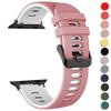 Силиконовый ремешок для Apple Watch Ultra 3 Ремешок 49 мм 46 мм 45 мм 44 42 мм Спортивный браслет для IWatch Серии 11 10 9 8 7 6 5 4 Браслет на запястье