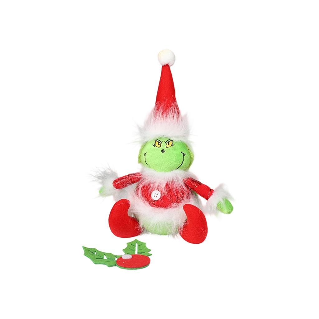 Plush Toy Green Foam Doll Children's Cartoon Doll Christmas Cute Dolls