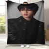 Ким Сок Джин Kpop B-BTS Фланелевое одеяло, Ультрамягкое теплое плюшевое покрывало для дома, спальни, кровати, дивана, офиса, кемпинга, пикника, подарок