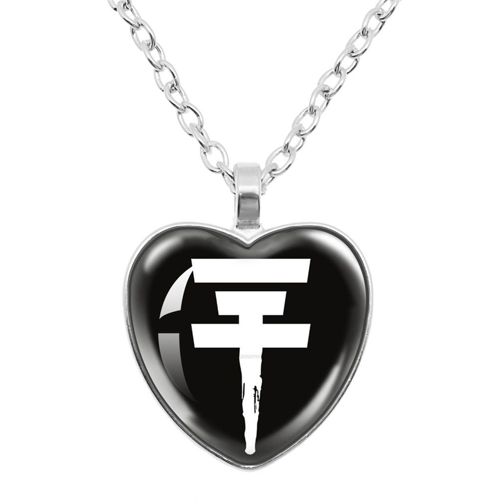 Ожерелье-подвеска Tokio Hotel Рок-группа Билл Каулитц Музыка Певец Фото Стекло Сердце Форма Ожерелье Украшение Шарм Подарок для Фанатов