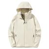 Unisex Windproof Softshell Jacket: Warm Hooded Outdoor Cardigan for Men & Women In Autumn/Winter