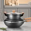 Kangbax Maifan Stone 3-Piece Cookware Set