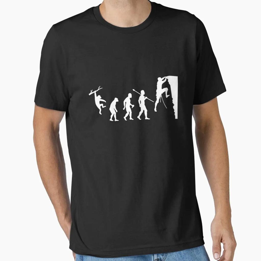 Funny Evolution Of Rock Climbing Designed And Sold By Sayotayo93 Vintage Washed Stylish Soft Designer Clothes Casual