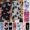 Beautiful Butterfly Pattern For Xiaomi Redmi Note 10S 10 9T 9S 9 8T 8 7S 7 6 5A 5 Pro Max Soft Black Phone Case