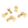 Innovative 2Pcs Rf Copper Connector Plug Socket Sma Female Jack Male Plug Adapter Solder Edge Pcb Straight Right Angle Mount