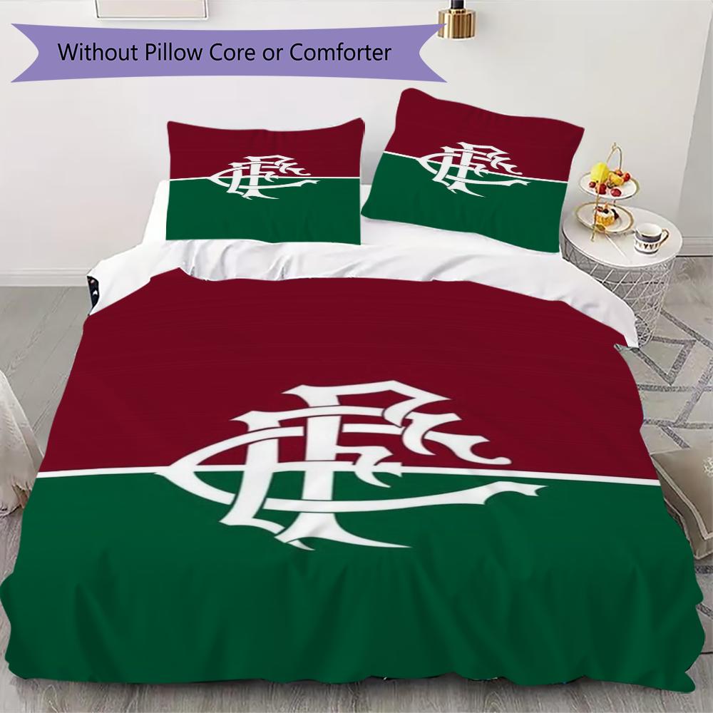 Fluminense Pattern Bedding,Quilt Set Quilt Cover Pillowcase Home Birthday Gift(1 * duvet cover + 2 * pillowcase, without core)_lx