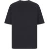 Emporio Armani Логотип-Буква Вышивка Гинкго Свободная Круглый Вырез Короткий Рукав Футболка Мужские топы Черный 3D1T9S-1J7FZ-0999