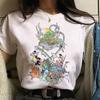 Studio Ghibli Spirited Away Hayao Miyazaki Kawaii Print T -Shirt Women Harajuku Aesthetic Tshirt White Tops Anime Female T Shirt