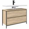 Washbasin Cabinet with Drawers Sonoma Oak