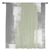 Sage Green Oil Painting Texture Window Tulle Curtains For Living Room Kitchen Home Decor Sheer Voile Curtains 