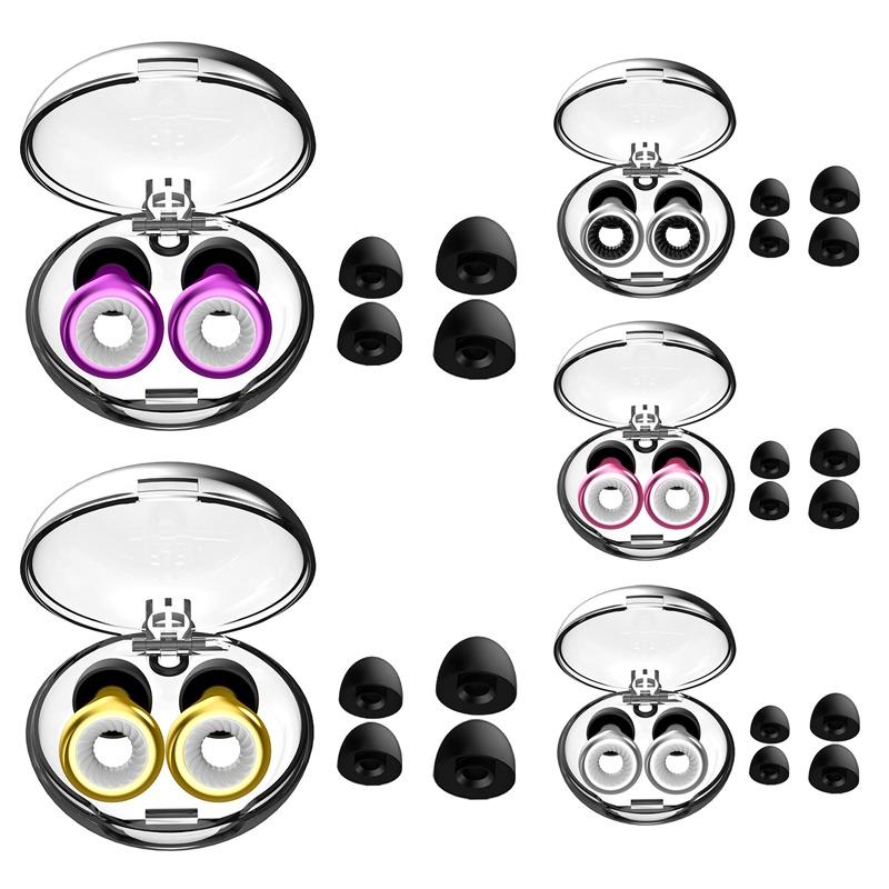 Шумоподавляющие бесшумные металлические силиконовые беруши с петлей-кольцом для сна и плавания