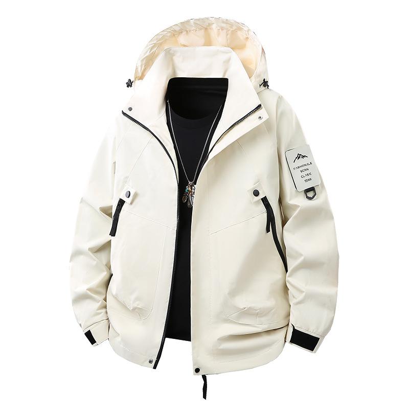 Párový styl Outdoorová volnočasová sportovní bunda s kapucí Horolezecký oblek Pánský volný