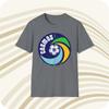 Throwbackmax Футболка с логотипом New York Cosmos 1970 NASL Soccer Классический крой
