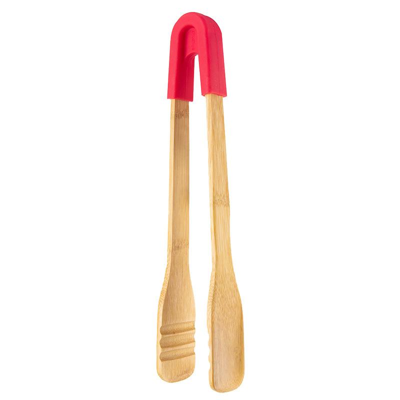 Bamboo Non-Stick Food Clips Barbecue Tongs Bread Buffet Folder Meat Beef Salad Clamps Home Kitchen Cooking Accessories