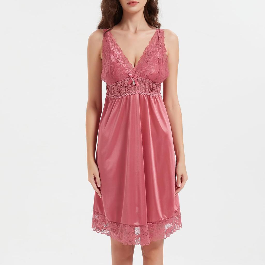 Сексуальный бэбидолл, элегантный и милый, кружевной на груди и мягкий, элегантный и подол [Synlala] Нижнее белье, ночная рубашка, аксессуары, ткань, свободный крой, длина до колена