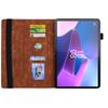 Подходит для планшета Lenovo Tab P12 кожаный чехол, Xiaoxin Pad 11-дюймовый с принтом теленка, матовый, тисненый, с держателем для карт