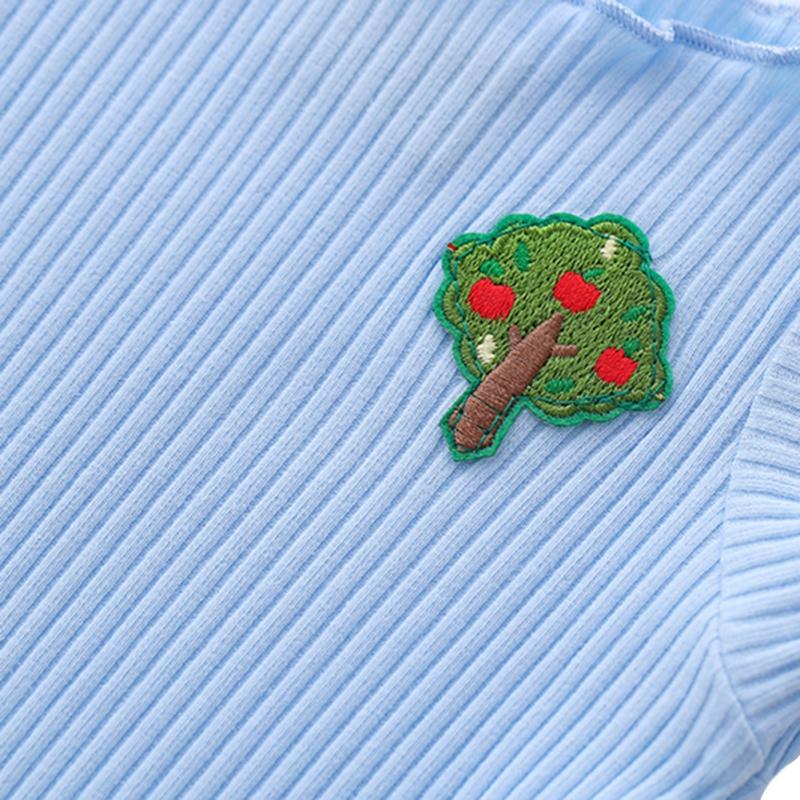 Детская блузка, летний топ без рукавов, повседневные милые топы для маленьких девочек