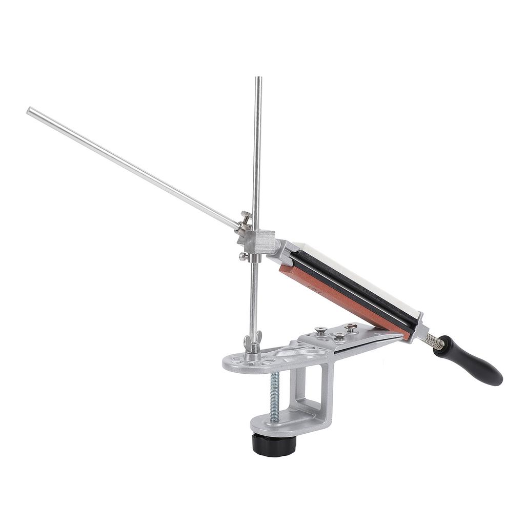 Точилка с фиксированным углом и 6 точильными камнями Стальной универсальный набор инструментов для заточки для кухонного шеф-поварского ножа