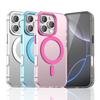 New Matte Candy Magnetic Wireless Charging Transparent Case for iPhone 16 14 13 12 11 15 Pro Max Plus Magsafe Shockproof Cover