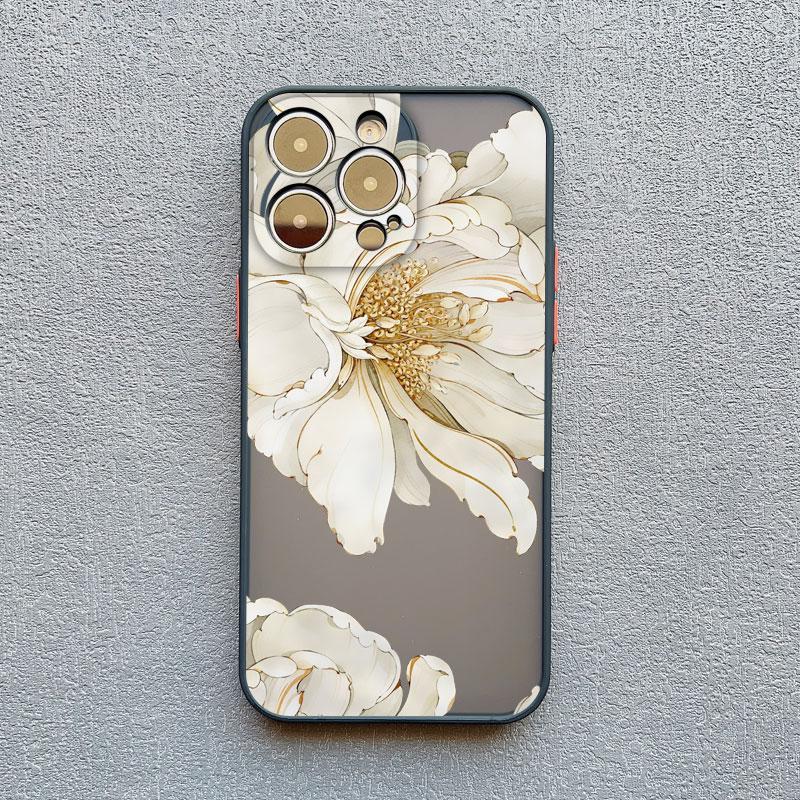 Винтажный Цветочный Чехол Для Телефона Для iPhone 12 11 13 Pro Max Mini 16 15 14 Pro Max X XR XS 8 7 14 15 Plus SE Бабочка Растение Задняя Крышка