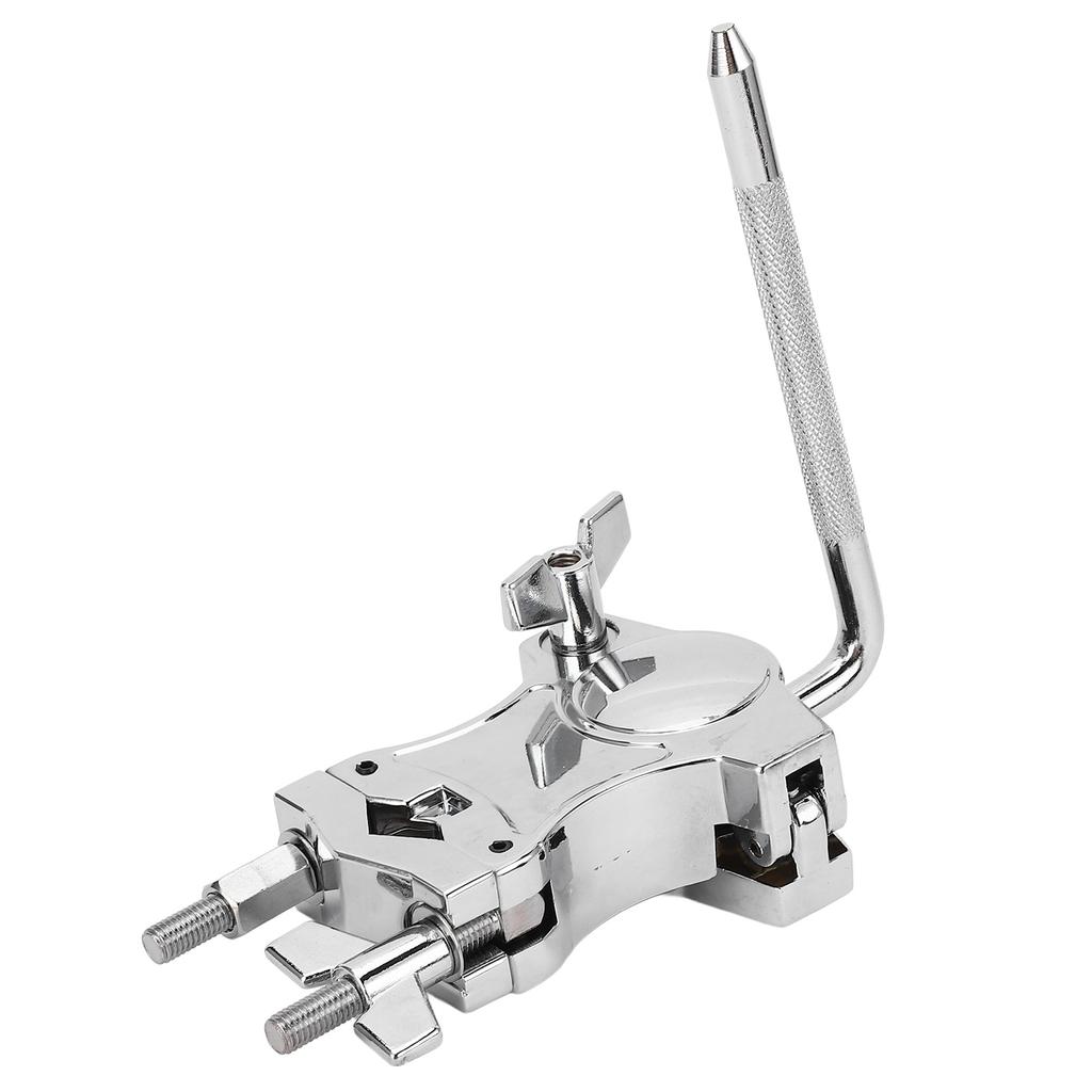 L Rod Cowbells Clamp Adjustable Stainless Steel Drum Clamp Cowling Mounting Bracket for Drum Accessories