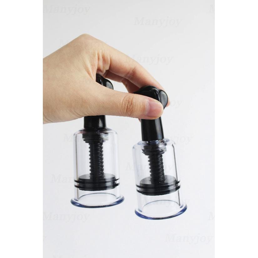 2 шт., присоска для сосков груди, 2 размера, сексуальный зажим для массажа груди, вакуумный насос-насос, увеличитель груди, секс-игрушки для взрослых