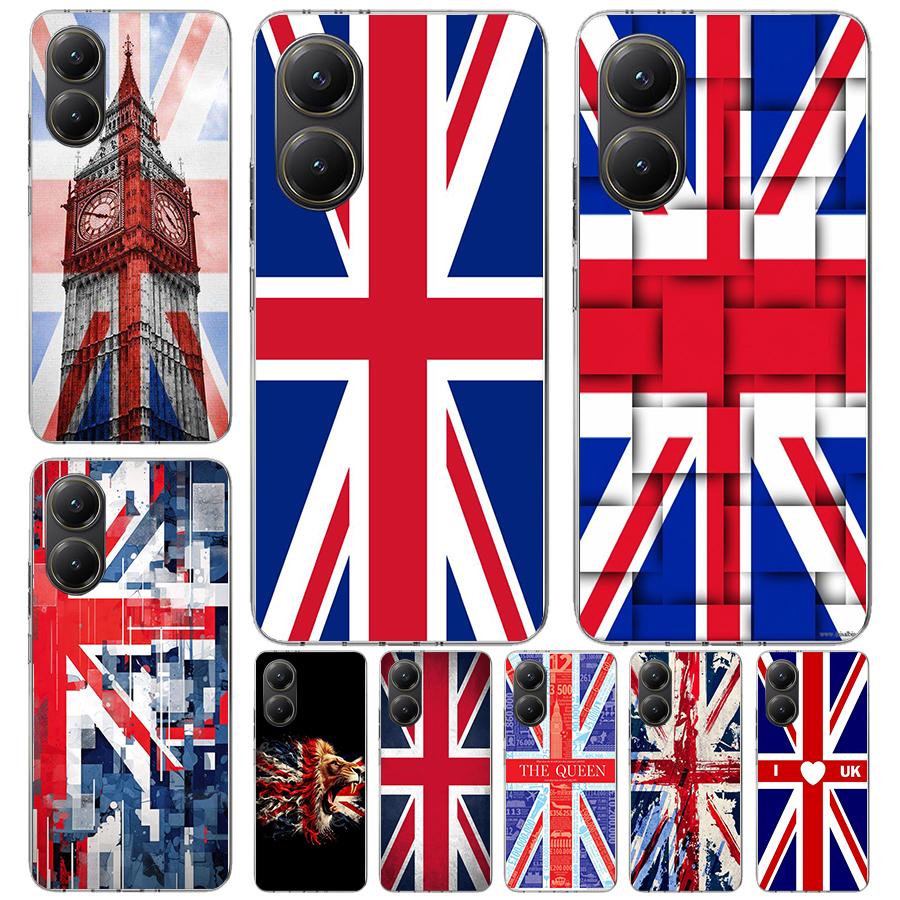 Флаг Великобритании Union Jack Англия Мягкий чехол для телефона для Xiaomi Redmi 15C 15 13C 13 Poco X5 X6 X7 F7 Ultra M7 12C 12 10 10C 9C 9A 9T 9 Fun