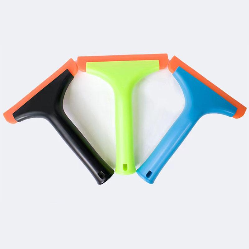 1 шт., ультрамягкий силиконовый скребок, пластиковый стеклянный водоуловитель, автомобильное пленочное покрытие, инструмент для чистки окон, щетка