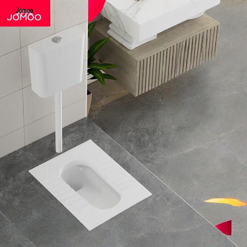 Комплект: Приставной унитаз-скамейка JOMOO с двойным смывом и бесшумный бачок