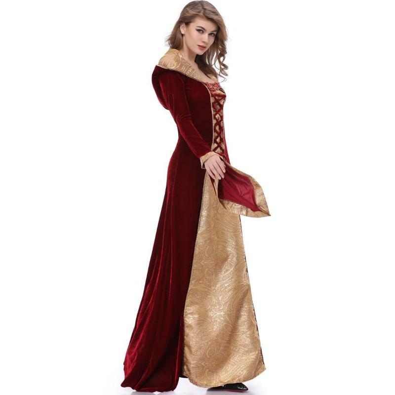 Halloween Mage Costume, Queen Costume, Stage Costume, Long Dress, Cosplay Uniform.