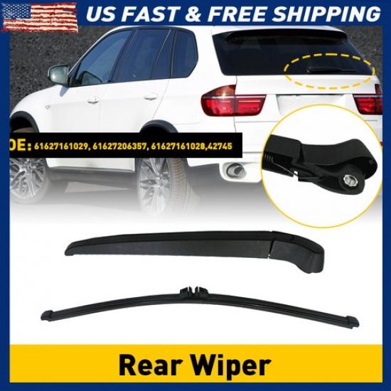 For 2007-2013 For BMW X5 Arm Rear Window Wiper Windshield With Blade Set