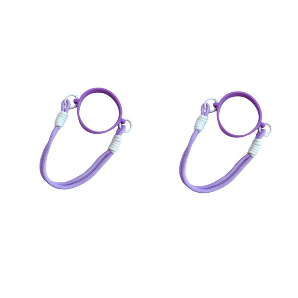 2PCS Silicone Ring Water Bottle Handle Strap Reusable DIY Water Bottle Sling Carrier Resilient Universal Water Cup Holder Strap
