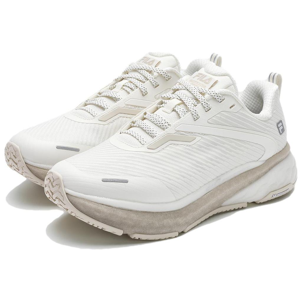 Fila Athletics Fashion Comfortable Mesh Fabric Non-Slip Wear-Resistant Low-Top Running Shoes Women Sneaker Snow-White A12W411113FPR