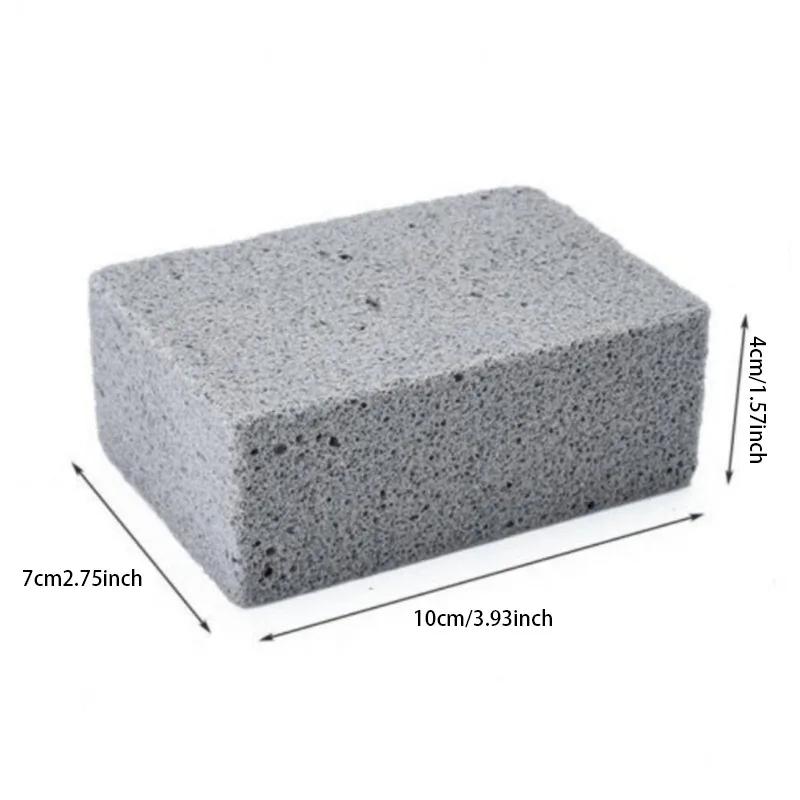 1-4pcs BBQ Grill Cleaning Brush Brick Block Barbecue Cleaning Stone Pumice Brick For Barbecue Rack Outdoor Kitchen BBQ Tools