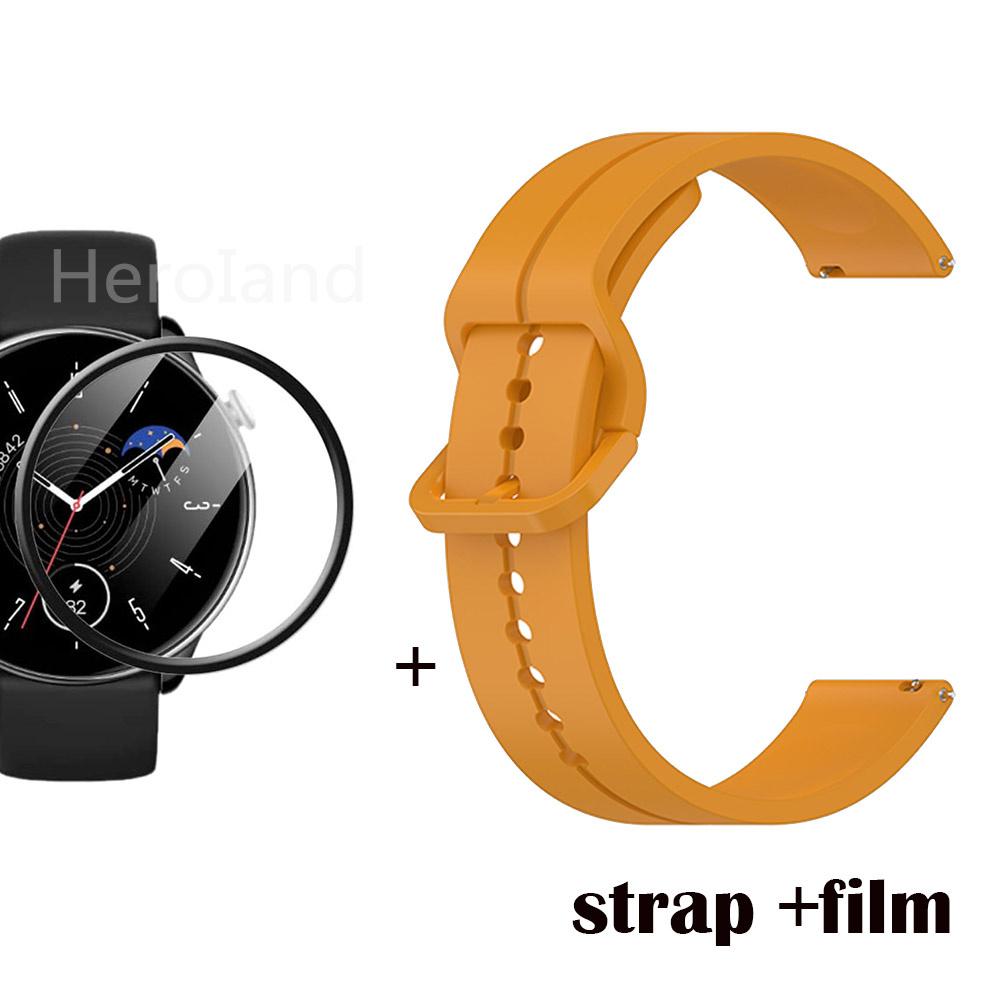 Ремешок 22 мм 20 мм для часов Huami Amazfit GTR Mini, браслет, силиконовый ремешок для Amazfit gts 4 mini Bip 3