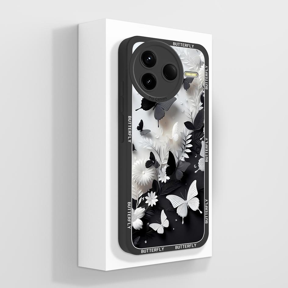 Для Redmi K80 K30 K30i K30S K40 K40S K50 K60 K60E K70 K70E Pro Gaming Ultra Turbo 3 4 Чехол Pretty Flower Мягкий силиконовый противоударный чехол для Redmi Capa
