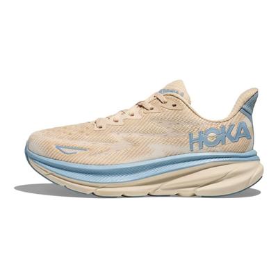 Hoka One One Clifton 9 Удобные Универсальные Нескользящие Прочные Низкие Повседневные Беговые Кроссовки Мужские кроссовки Бежевый 1127895-OKLB