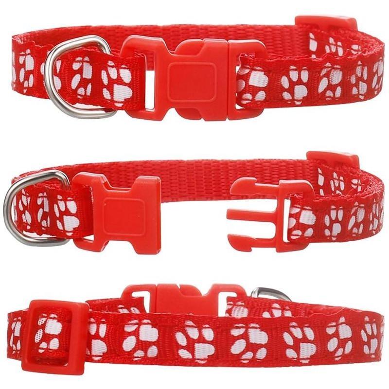 1 Piece of Small Dog and Cat Neck Collar -8-12 Inches, Detachable, Safe, and Reusable