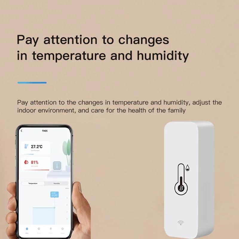 Tuya Smart Temperature Humidity Sensor 2025 Новое обновление Умный дом Пульт дистанционного управления Термометр Гигрометр для Alexa Google Home