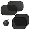 SOWAKA Car Sun Shade Side Sticky Static Type 2-Piece Set Sun Shade Car Driver