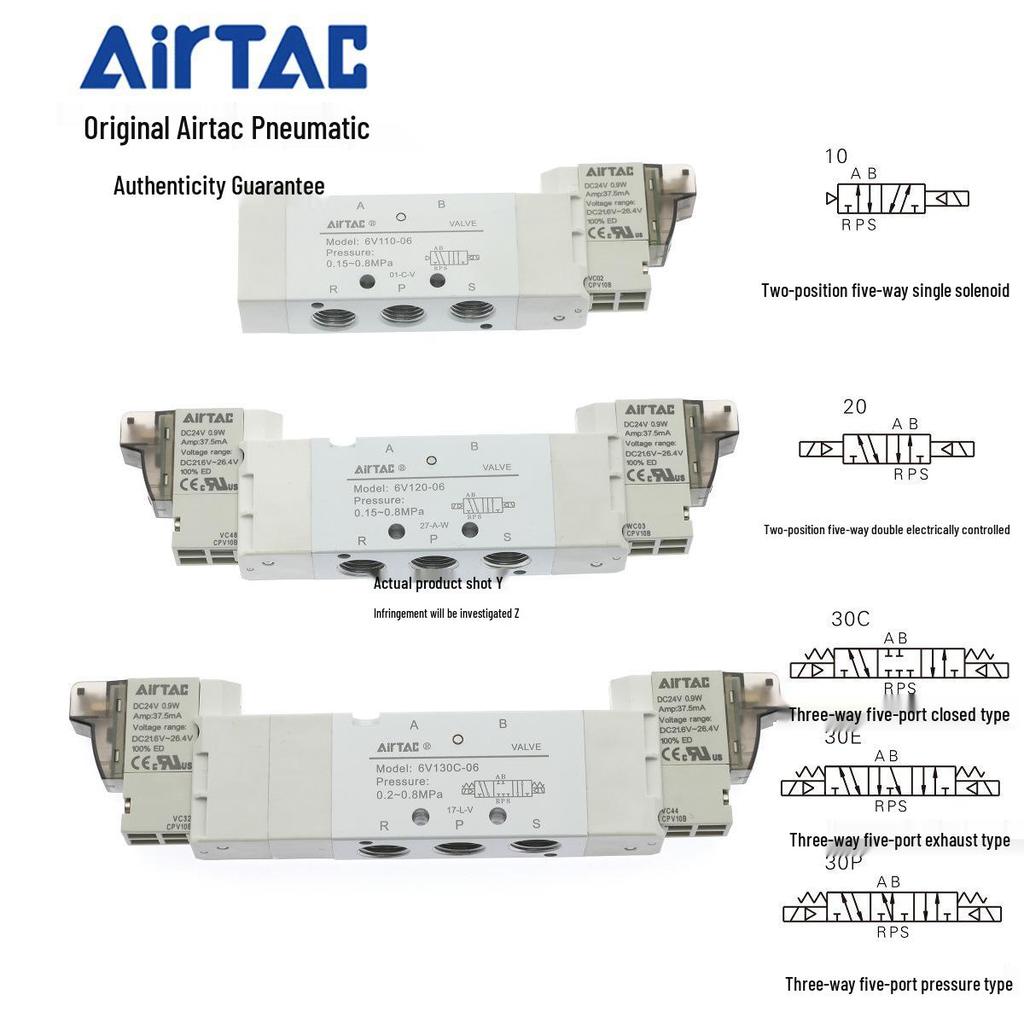 AirTAC Solenoid Valve Series 6V1100/6V1200/6V130C0