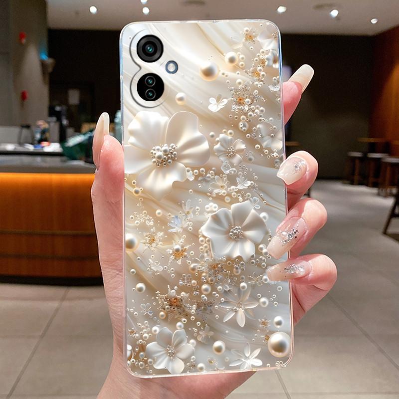 For Tecno Camon 19 Neo Casing Luxury Fashion Butterfly Flowers Soft TPU Silicone Clear Back Cover Camon 19Neo CH6i Phone Case