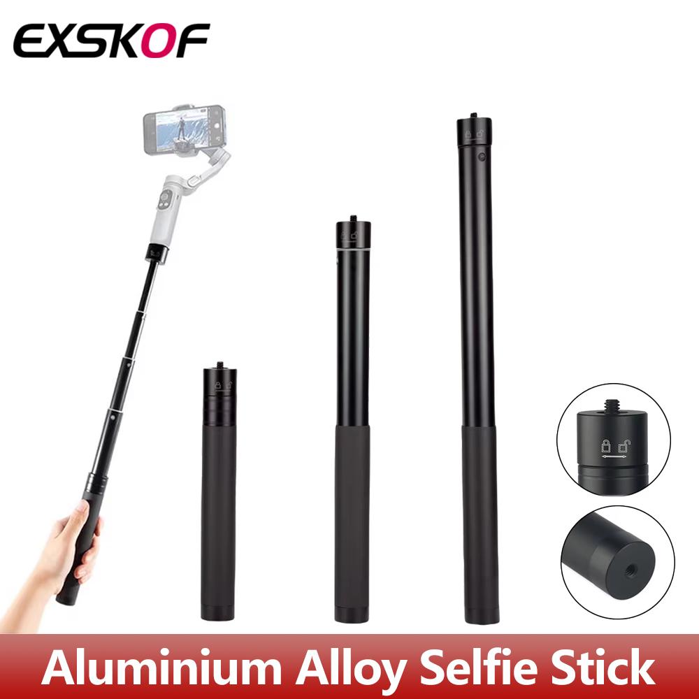 Aluminium Alloy Selfie Stick Pole Extension Monopod For GoPro Hero 12 11 10 9 8 Insta360 X4 X3 X2 DJI Osmo Action 4 3 2 Camera