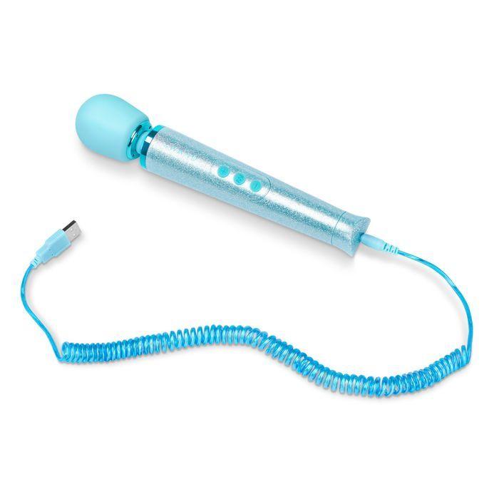 Vibromasseur - LE WAND - Petite All That Glimmers - Bleu - 10 vitesses - Étanche