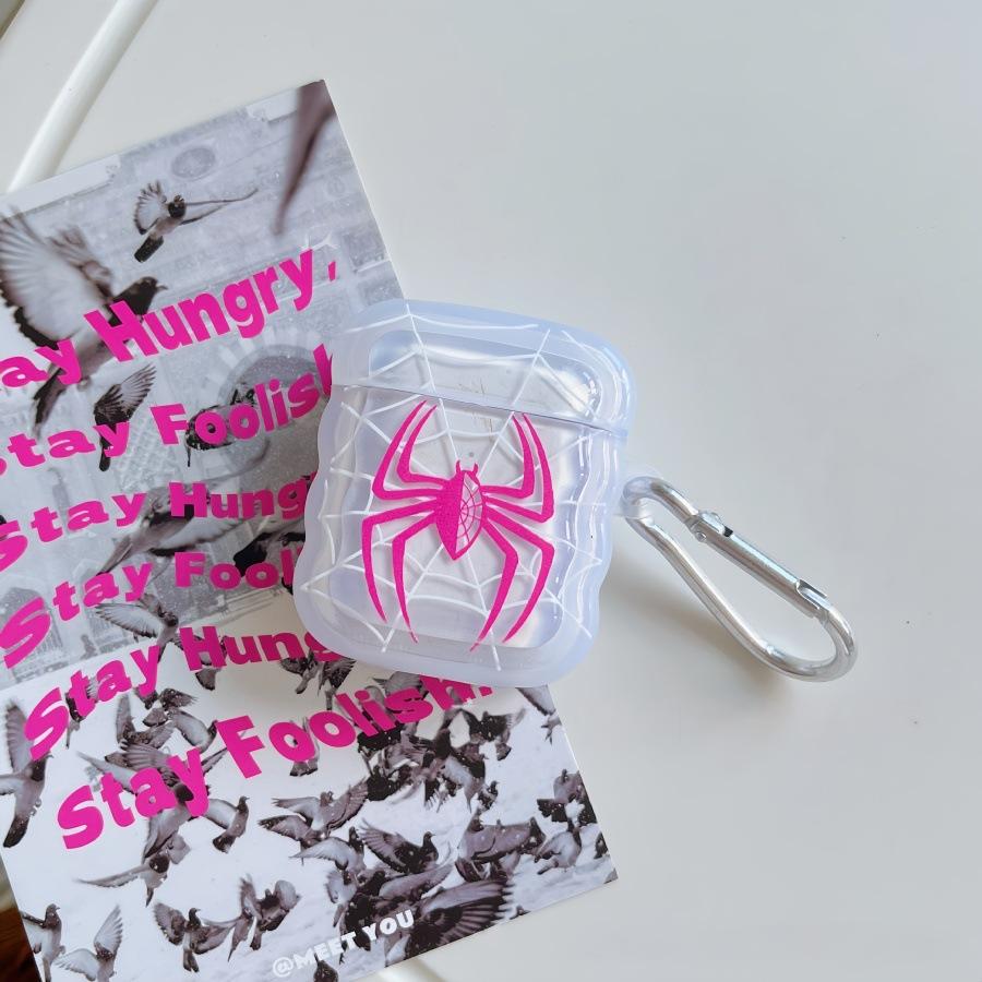 Halloween spider web TPU earphone case for airpodspro1 case AirPods 1 case