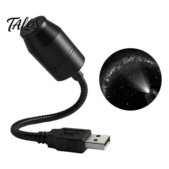 Портативный проектор звездного неба USB, лампа для создания атмосферы с регулируемым на 360° шлангом, светодиодный ночник со звездами для автомобиля, спальни, офиса, романтическая атмосфера неба, проекция