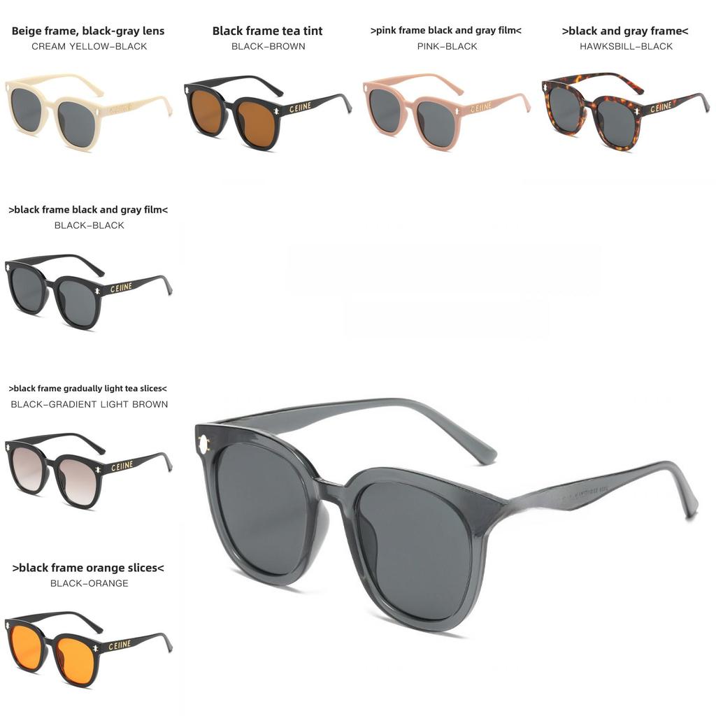 Arc De Retro Large Face Oval Sunglasses For Women Uv400 Sun Protection
