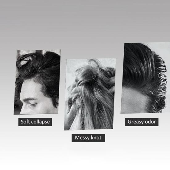 80G Matte Hair Mud Professional Salon Styling Gel Long-Lasting Hold Dandruff-Free Formula Styling Gel for Men