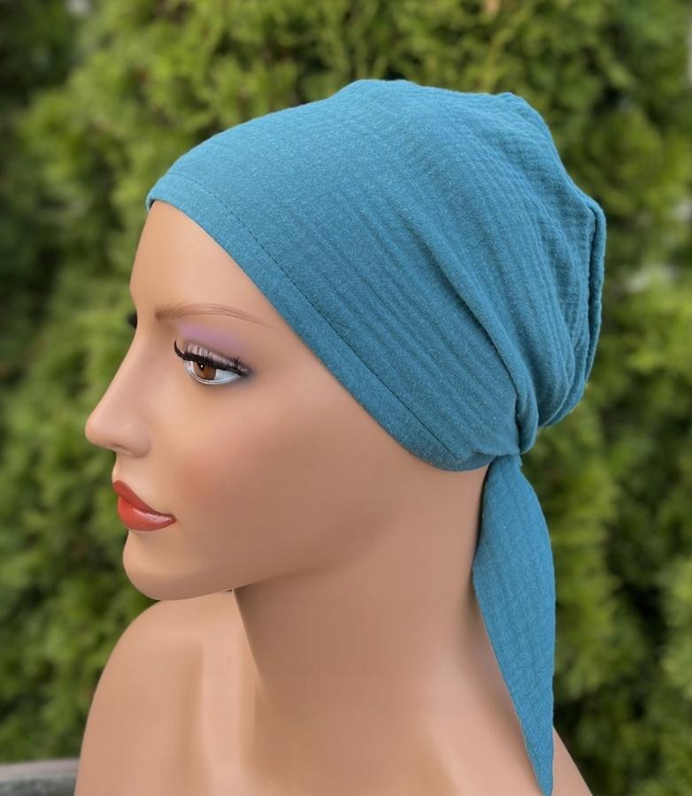 Aga 005 Women' Scarf Made of Muslin Spring Turban Even After Chemotherapy
